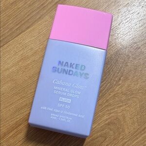 Never used Naked Sundays glow drops in Blush